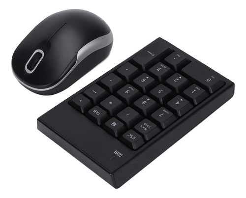 Teclado Silencioso Raton Numerico Inalambrico Uno Para Pc