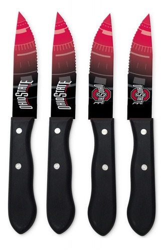 Vault Deportivo Ncaa Ohio State Buckeyes Steak Knive Set, 9.