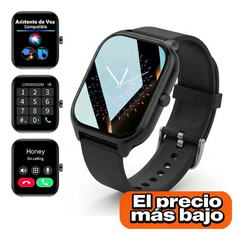 Smartband Lukito Zinc con Pantalla LED de 2.01" y Bluetooth para Android e iOS
