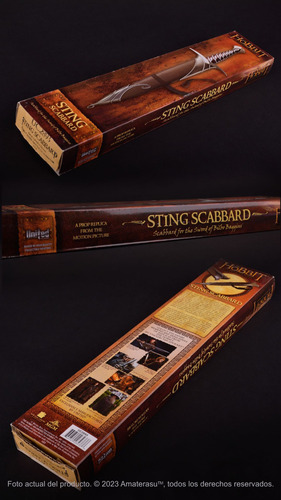 Vaina Espada Daga Dardo Sting Señor De Los Anillos Oficial