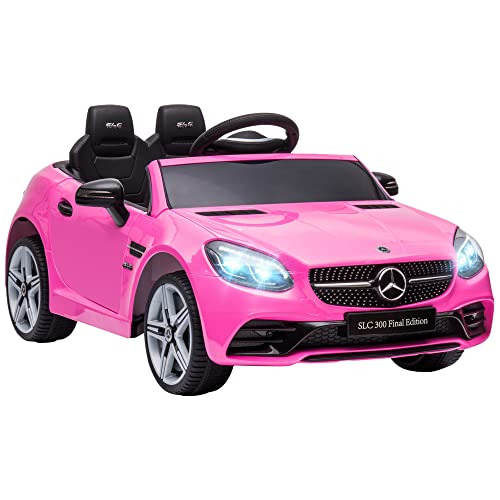 Aosom Coche Eléctrico Para Niños Mercedes Slc 300 Con Licenc