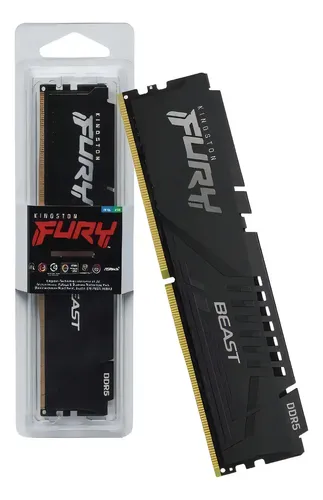 Memória RAM Para PC DDR5 5600mhz Cl40 16GB 1x16gb Kingston Fury
