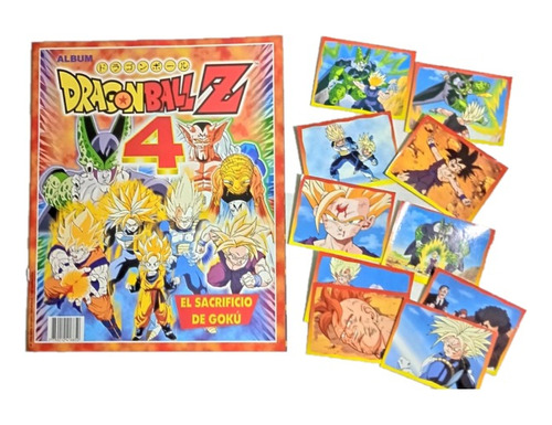 Álbum Dragon Ball Z 4 Nuevo + Lote De 53 Figuritas A Pegar