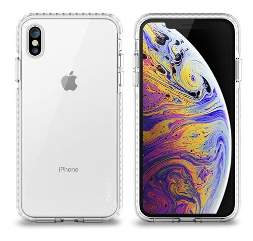 Capa Impact Pro X iPhone XS Max Branco 1 Un Geonav