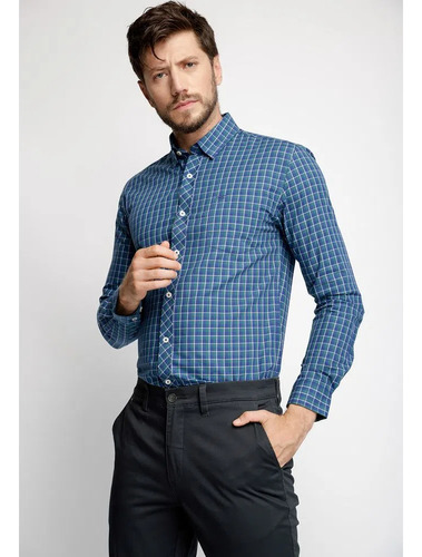 Camisa Hombre Ferouch Checkered Dakota F