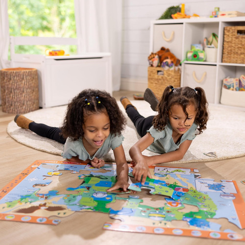 Melissa & Doug National Parks U.s.a. Map Floor Puzzle - 45 P
