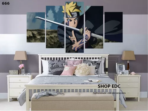 Quadro decorativo Boruto Karma Desenho Anime Otaku para sala