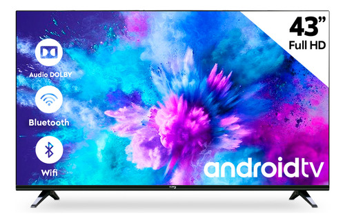 Smart TV Pantalla 43 Pulgadas Cuory Android TV CUO-HDTV43 43'' Full HD LED - Excelente (Reacondicionado)