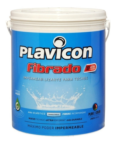 Plavicon Fibrado Impermeabilizante Para Techos X 5 Kgs Transitable