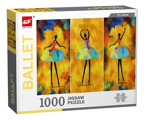 Juego Mesa Puzzle Rompecabezas Ballet Bailarinas 1000 Piezas