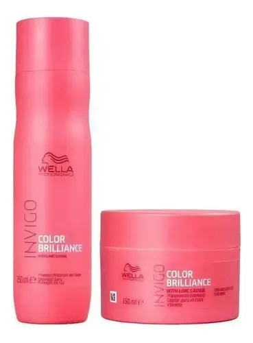 Kit Wella Brilliance – Shampoo  250ml + Máscara 150ml.