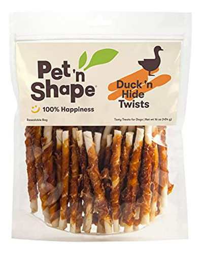 Pet 'n Forma Pato Ocultar Giros - All Natural Trata Perro, P