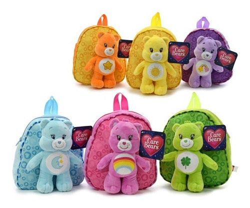 Mochila De Peluche Licencia Ositos Cariñositos Original