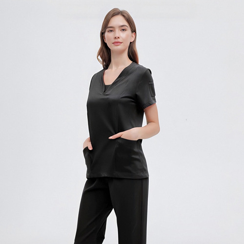 2 Pcs Pijama Quirúrgica Scrub Jogger Uniforme Conjunto Mujer