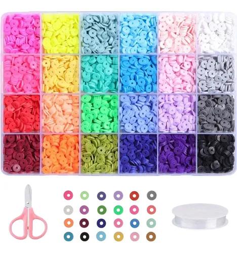 Kit Para Hacer Pulseras De Arcilla Con Cuentas