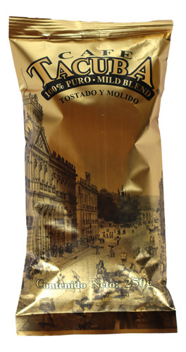 Café Tacuba Caja De 1 Kg (4 Sobres De 250 Gr C/u)