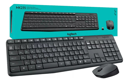 Bc.ec Combo Teclado Mouse Inalambrico Logitech Mk235