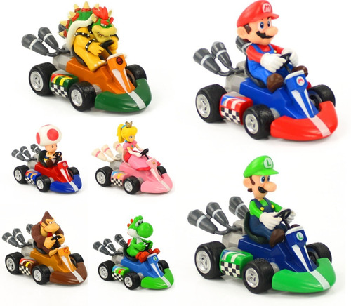 Muñecos Mario Kart - Super Mario Luigi Yoshi Donkey Bowser