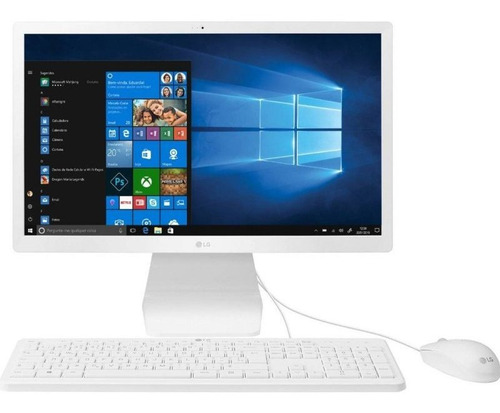 Computador All In One LG 21.5 Full Hd Windows 10 Home Celero