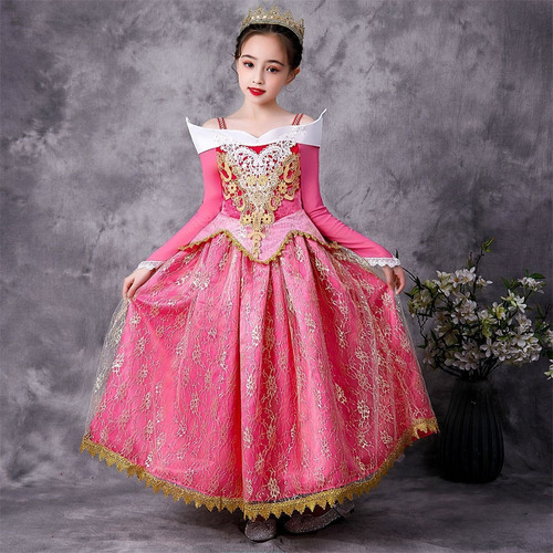 Vestido De Princesa Aurora De La Bella Durmiente Para Niñas, | Meses sin  intereses