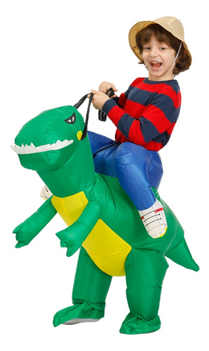 Disfraz De Dinosaurio Inflable Para Niños Traje De Mascota