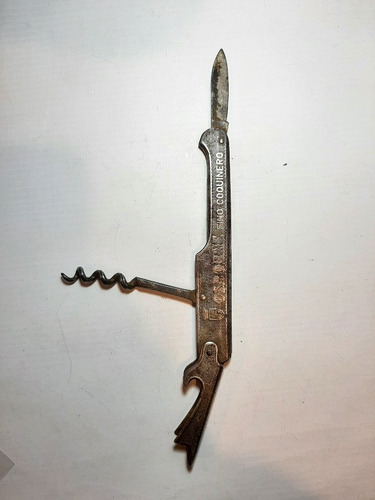Imagen 4 de 4 de Antiguo Sacacorchos Brandy Veterano Ro 978