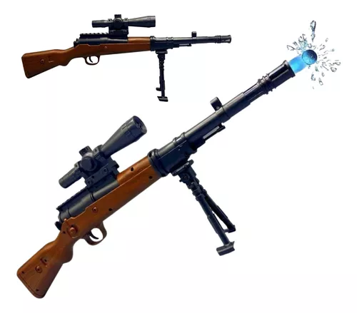 Armas De Brinquedo Sniper & Metralhadora Pressão Dardos Swat