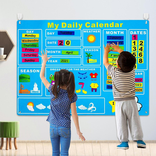 Tablero De Fieltro Para Niños Conjunto De Guión Gráfico De F