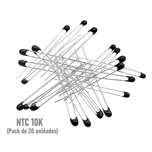 20 X Sensor Temperatura Termistor Ntc 10k, Mf52, -30 A 110 C