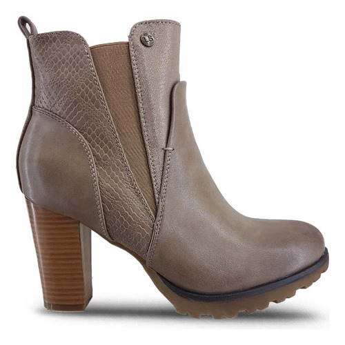 Bota Corta Taco Alto  Lady Stork Faby