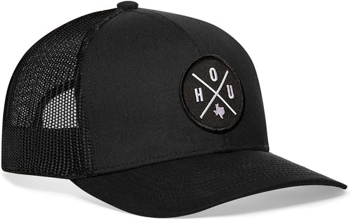 Gorra De Béisbol Con Visera De Houston Hat (negro)