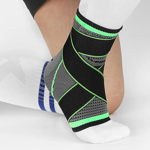 2 Pcs Tobillera De Soporte De Compresión Del Tendon Aq