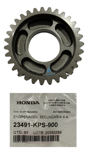 Engrenagem Secundaria 4a Original Honda 31 Dentes Crf 230f