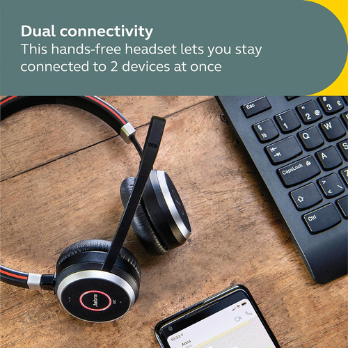 Jabra Evolve 65 Se Link380a Uc Soporte Estéreo Bluetooth ...