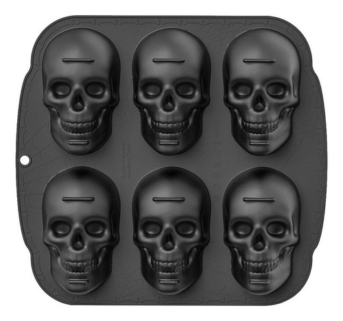 Molde De Silicona For Hornear Tartas Con Forma De Calavera