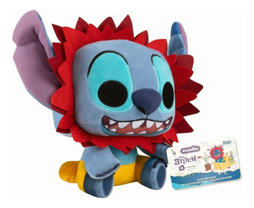 Funko Plushies - Stitch Como Simba - Lilo & Stich Color Rojo
