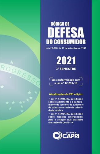 Livro Código De Defesa Do Consumidor 2021 + Placa Adesiva