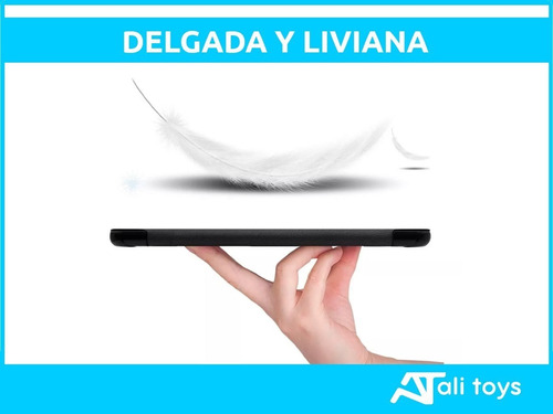 Funda Smart Cuero Pu Para Tablet Samsung Tab A7 T500 T505 Color Negro