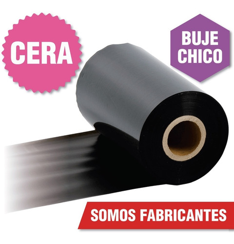 20 Unidades Ribbon Cera 110x74 Para Zebra Tlp 2844