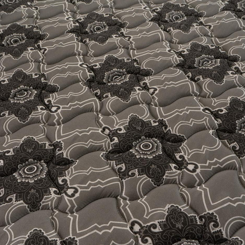 Conjugado Mônaco Solteiro C/ Molas Ensacadas 88x188x57 Cinza