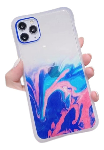 Carcasa Efecto Mármol Para iPhone 13/pro/max, Colores