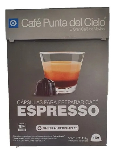 3 Cajas De Cápsulas De Café Espresso Café Punta Del Cielo
