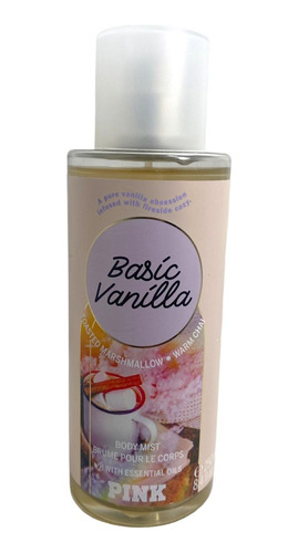 Loção Body Mist Corporal Pink Basic Vanilla