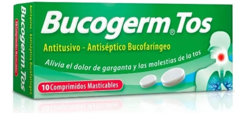 Bucogerm Tos 10 Comprimidos Masticables Antitusivo Alivia