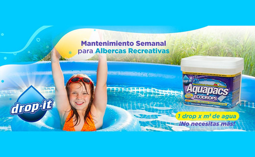 Mantenimiento Semanal Alberca 5 En 1 Aquapacs Solubles Cloro | Envío gratis