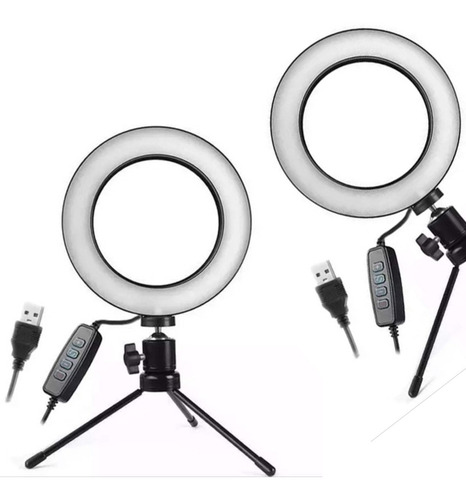 Imagem 3 de 5 de Mini Ring Light Para Bater Fotos Iluminada Com Qualidade