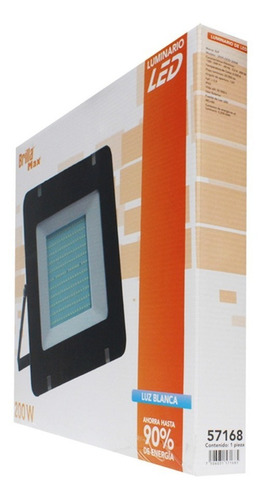 Imagen 7 de 9 de Reflector Led 200w Philco Para Exterior Aluminio Resistente