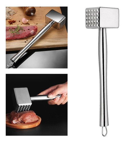 Martillo De Carne, Mazo Y Alisador De Carne De Doble Cara