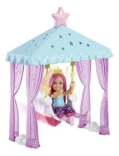 Conjunto de bonecas e brinquedos Barbie Dreamtopia Chelsea, menina pequena