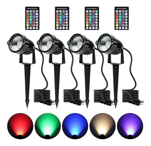 Focos De Halloween Para Exteriores 5 W Ca 120 V Rgb Luces De